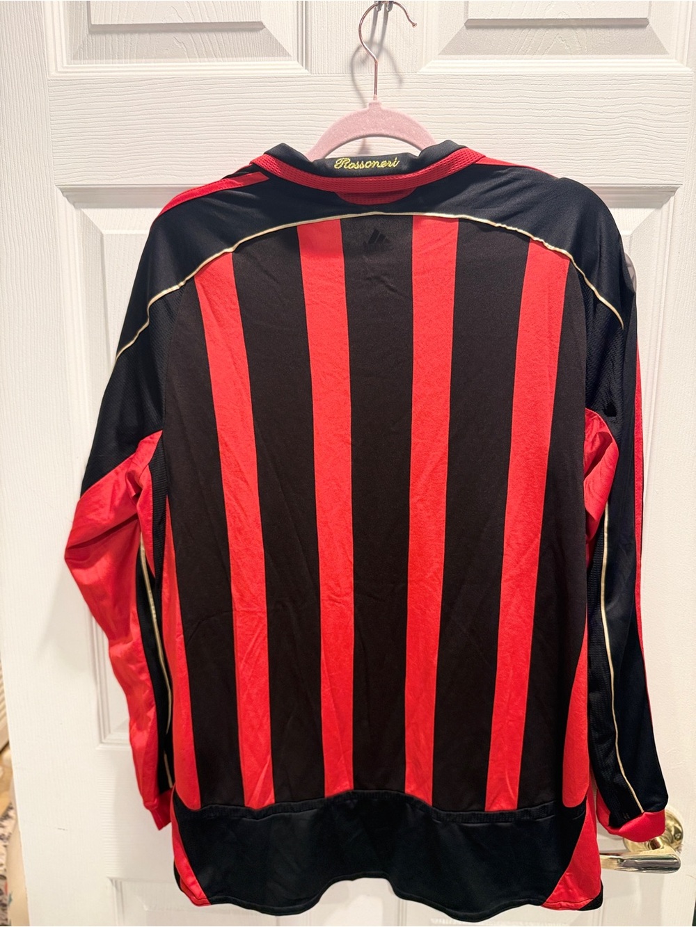 Vintage Adidas AC Milan 2006 2007 UCL Home Jersey Long Sleeve XL - Picture 10 of 13